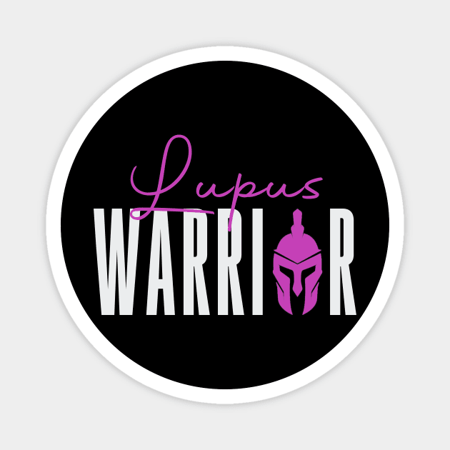 Lupus Warrior Lupus Awareness Month Purple Magnet by Zimmermanr Liame